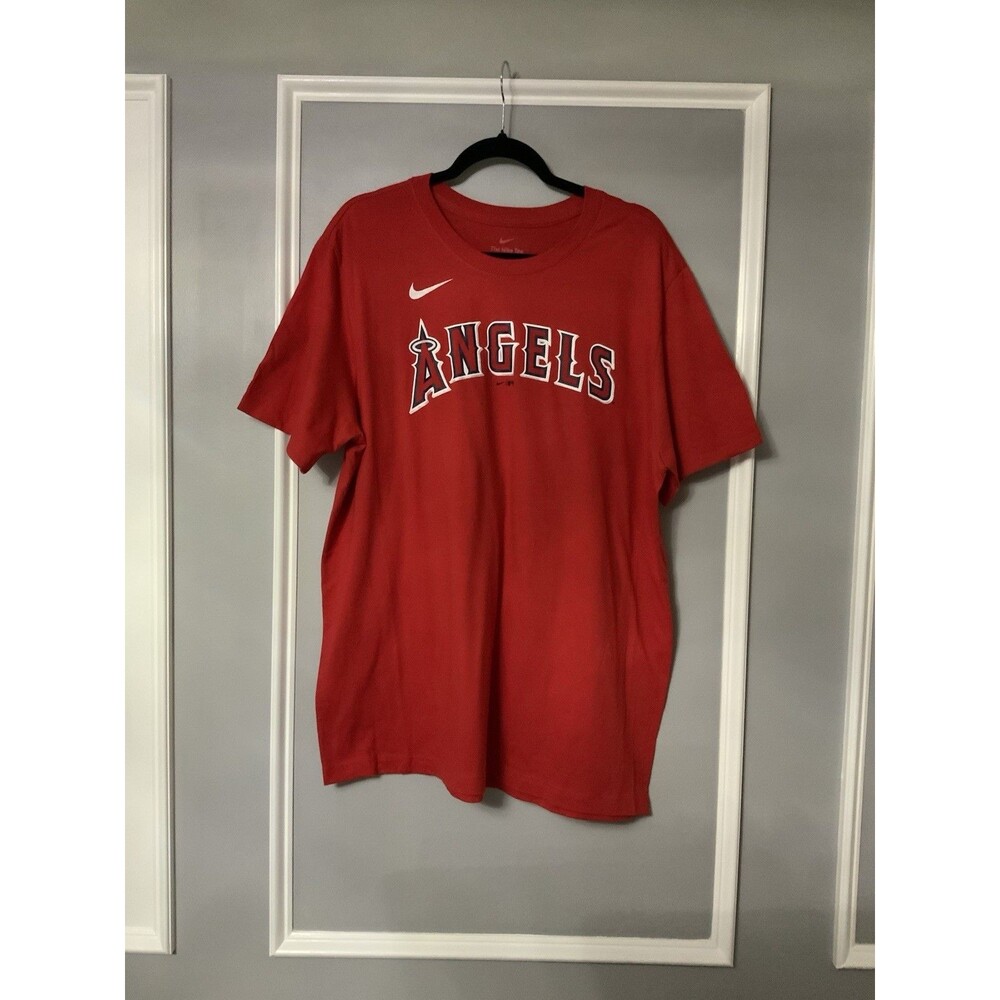 Los Angeles Angels Shohei Ohtani MLB Nike Men's Red T-Shirt Size Medium NWT